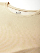 Alcis Men Beige Inner Peace Men Yoga Tee