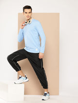 Alcis Men Blue Inner Peace Men Yoga Tee