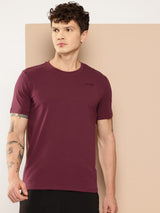 Cotton Flex Tee Dusty Wine