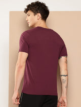 Cotton Flex Tee Dusty Wine