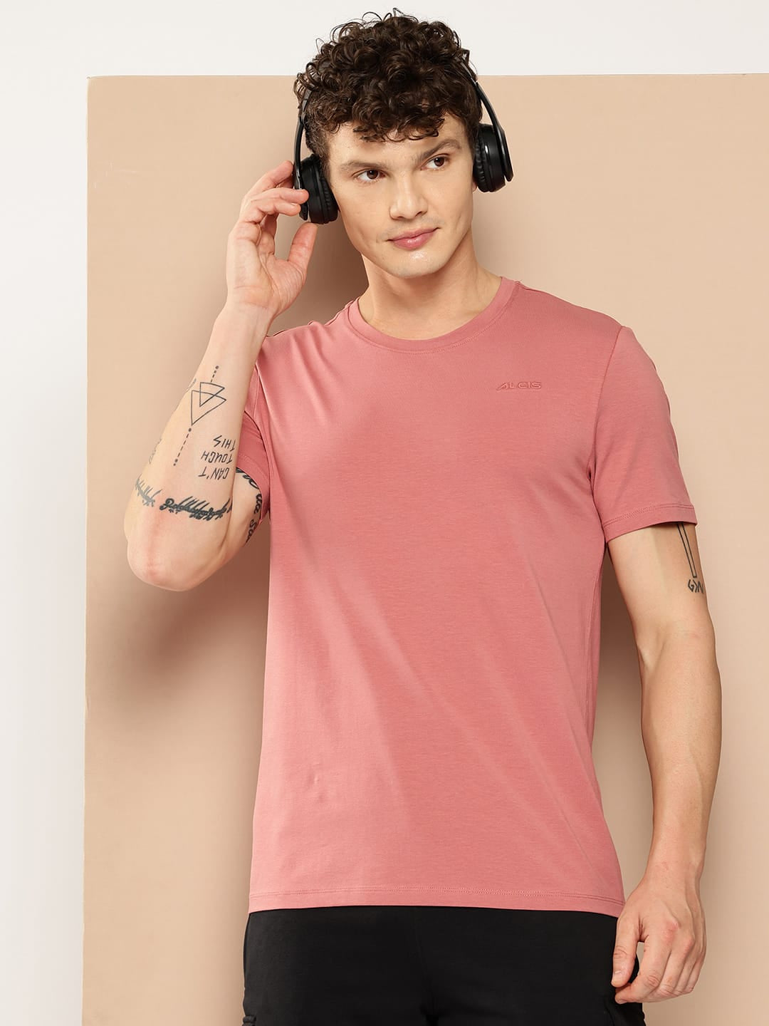 Cotton Flex Tee Pink Mist