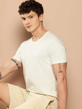 Cotton Flex Tee Off White