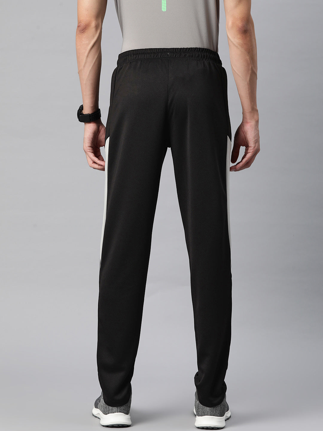 Alcis Men Self Design Slim-Fit Track Pants