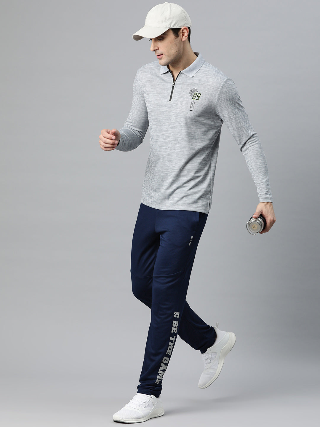 Alcis Men Typography Slim Fit Sports Track Pants
