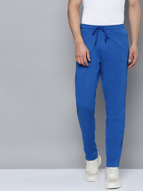 Alcis Men Blue Solid Running Joggers | Alcis