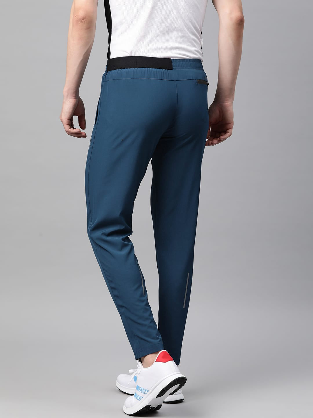 Alcis Men Dry Tech Slim Fit Sports Track Pant with Reflective Detail