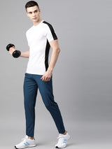 Alcis Men Dry Tech Slim Fit Sports Track Pant with Reflective Detail