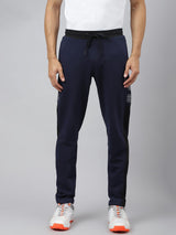 Alcis Men Graphic-Print Dress Blue Soft-Touch Athleisure Track Pants