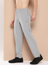 Grey Imitable Relaxed Trackpants