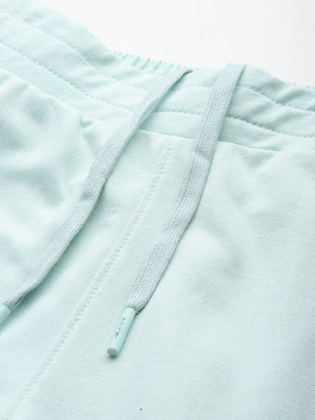 Alcis Women Blue Solid Regular-Fit Joggers