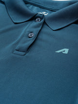 Alcis Women Light Blue Printed Polo