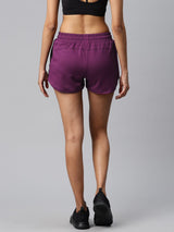 Alcis Women Solid Training or Gym Sports Shorts