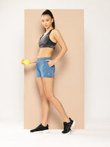 Blue Pro Achiever Running Shorts