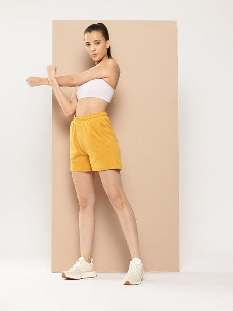 ALCIS WOMEN YELLOW COMFI MOVE SHORTS