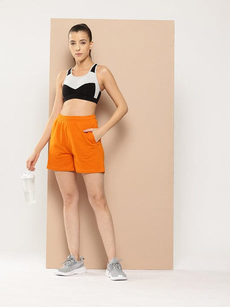 ALCIS WOMEN ORANGE COMFI MOVE SHORTS