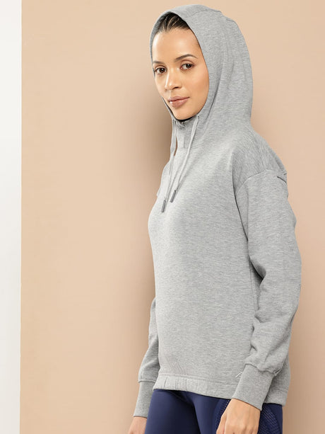 Alcis Women Plush Pullover Hooded Sweatshirt