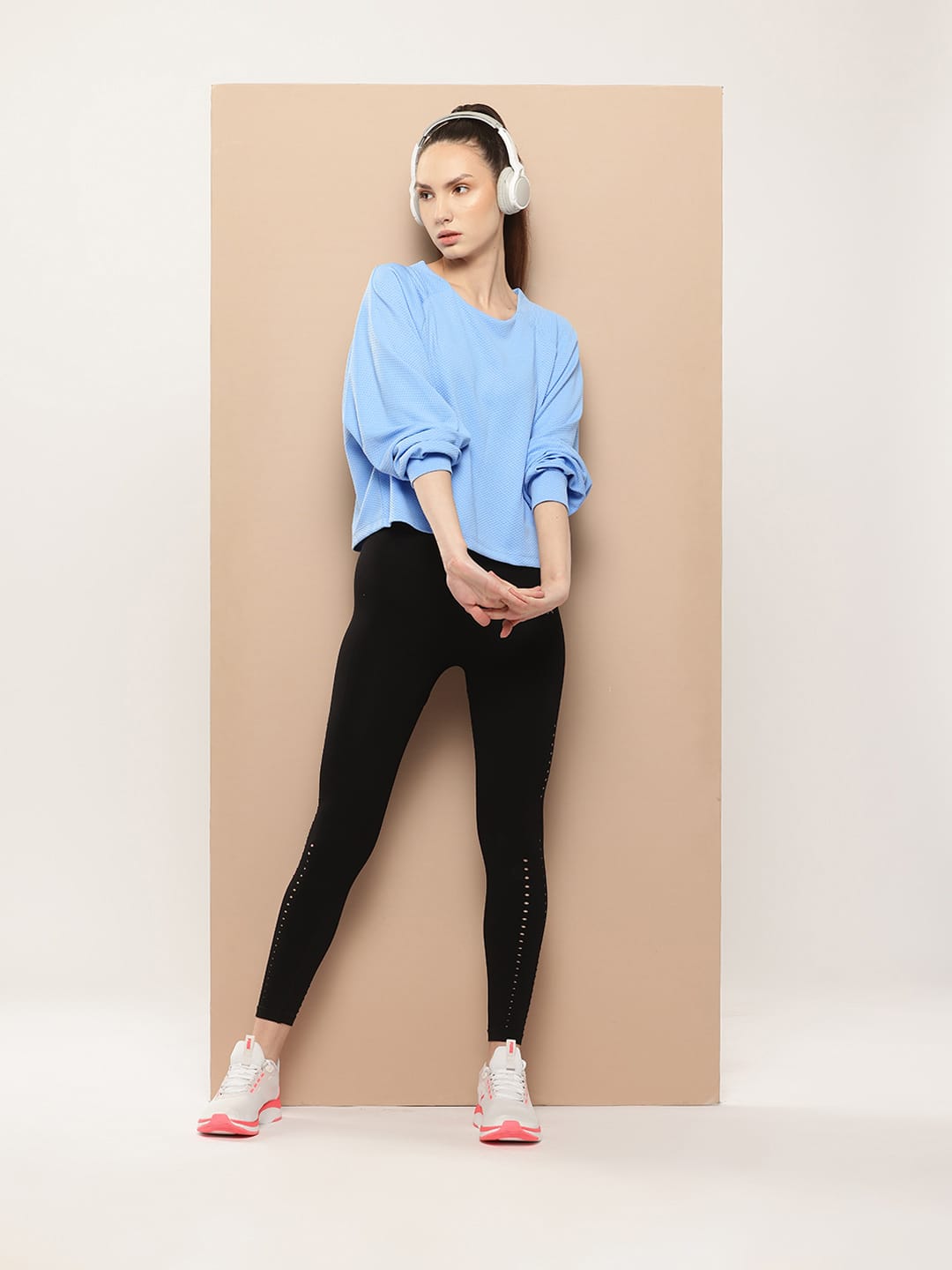 Sky Blue Edge Vee Sweatshirt