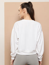 WHITE FRONTLINE SMART SWEATSHIRT