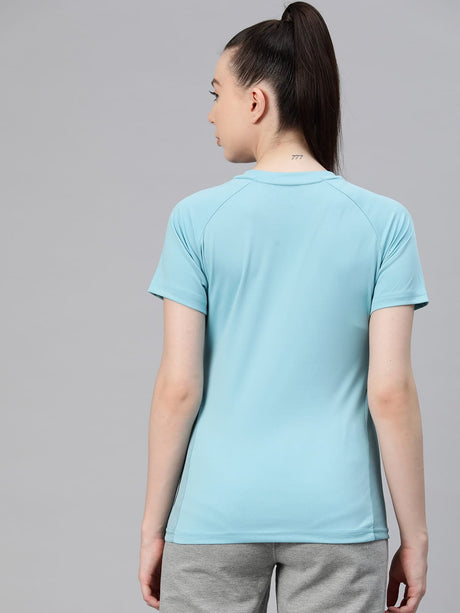 Alcis Women Solid Slim Fit T-shirt