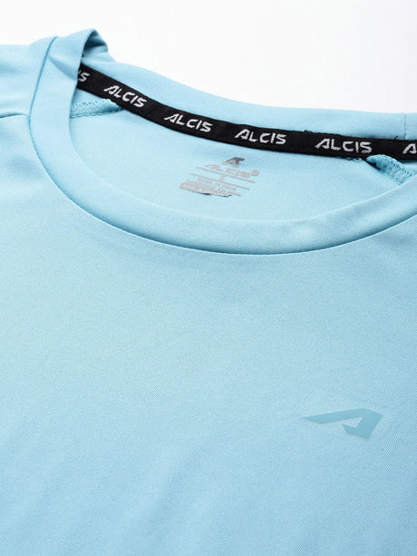 Alcis Women Solid Slim Fit T-shirt