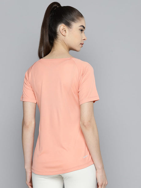 Alcis Women Solid Slim Fit Wonder T-shirt
