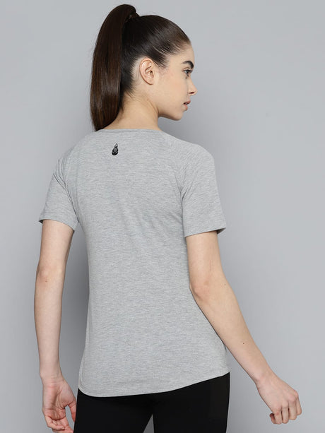 Alcis Women Printed Yoga T-shirt