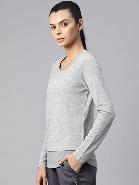 Alcis Women Motion Maven Printed Dry Tech Slim Fit T-shirt