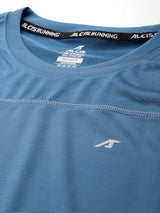 Alcis Women's Blue Drycell Running Crop Tee