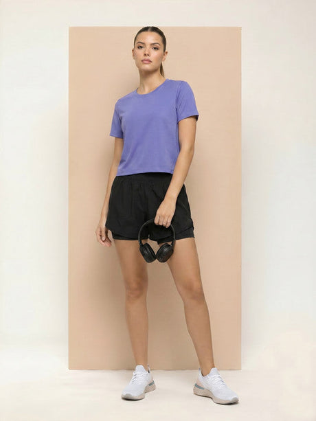 ALCIS WOMENS CROP TEE
