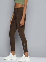 ALCIS Women Coffee Brown Solid Tights
