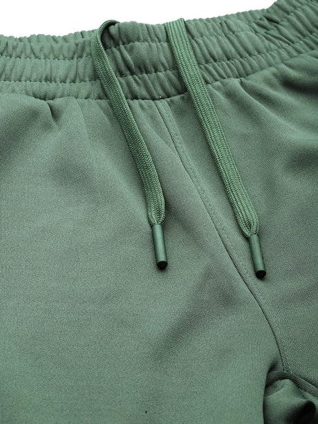 Alcis Women Green Slim Fit Hyper Hue Performance Reflective Track Pants