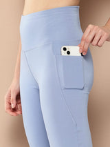 Small Slit Bootcut Purple