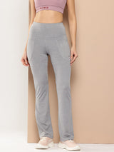 Smooth Curve Bootcut Pant Grey Melange