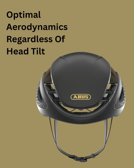 ABUS Gamechanger Road Bike Helmet - Black/Gold