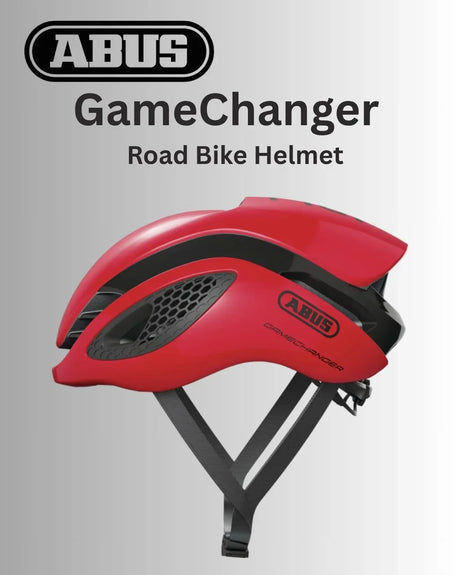 ABUS Gamechanger Road Bike Helmet - Blaze Red