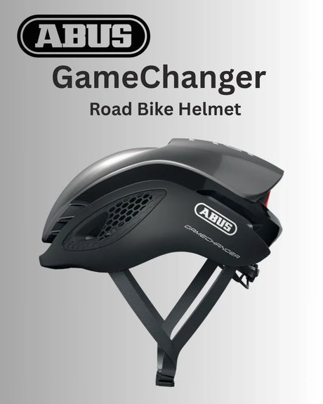 ABUS Gamechanger Road Bike Helmet - Dark Grey
