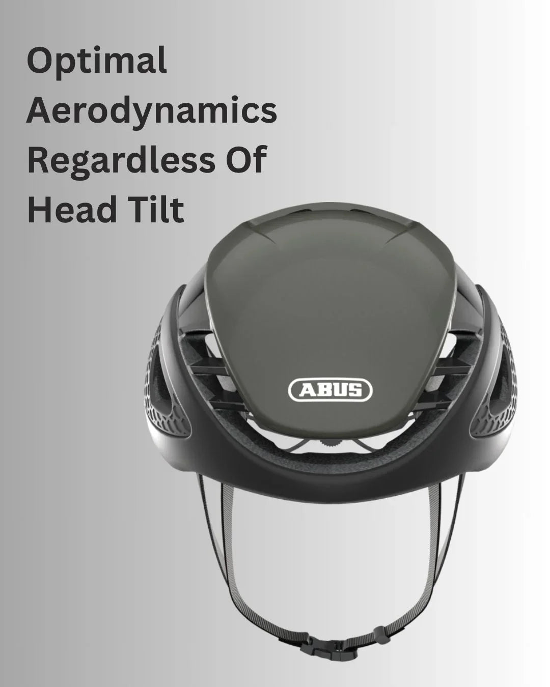 ABUS Gamechanger Road Bike Helmet - Dark Grey