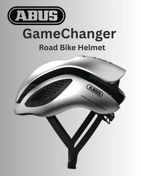 ABUS Gamechanger Road Bike Helmet - Gleam Silver