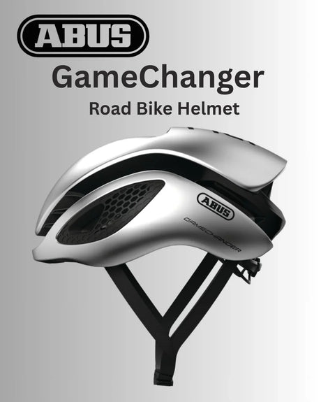 ABUS Gamechanger Road Bike Helmet - Gleam Silver