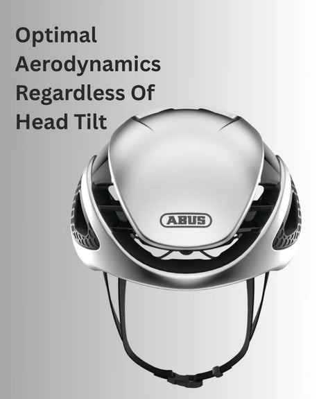 ABUS Gamechanger Road Bike Helmet - Gleam Silver