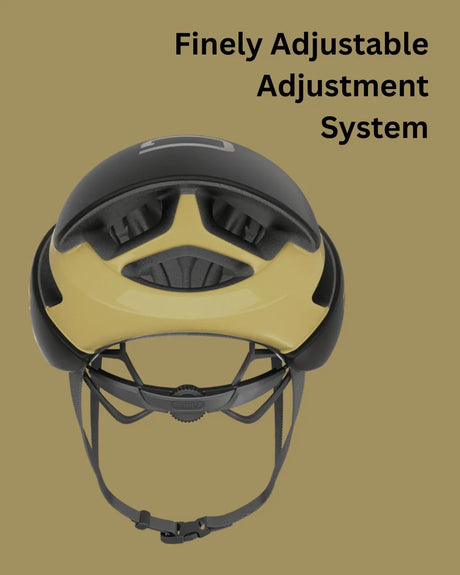 ABUS Gamechanger Road Bike Helmet - Black/Gold