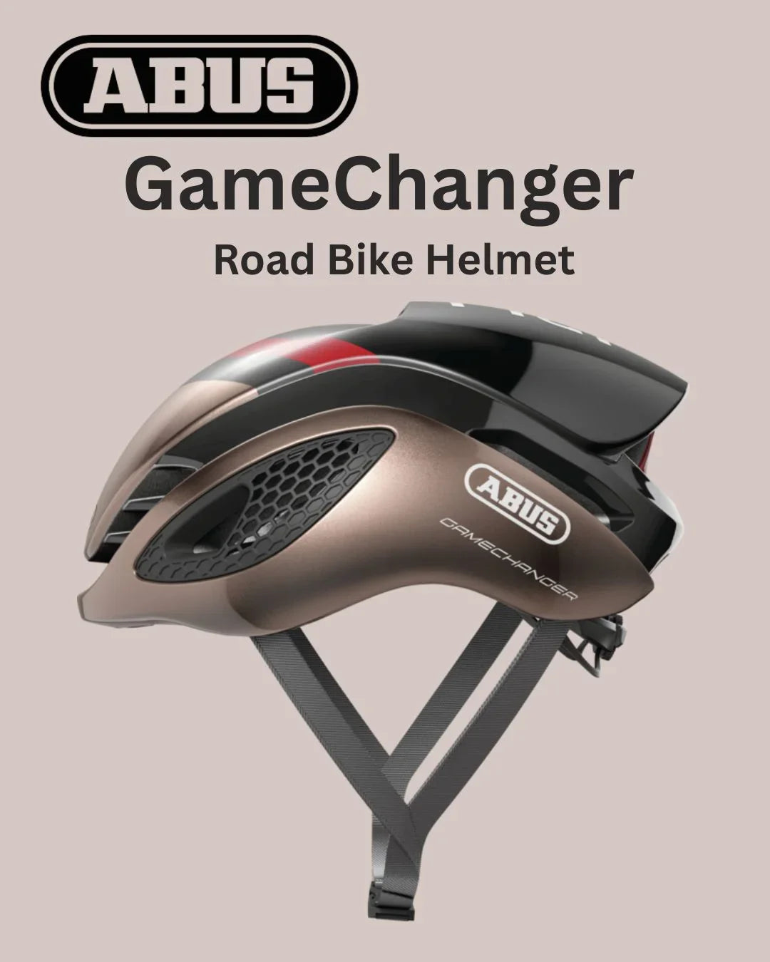 ABUS Gamechanger Road Bike Helmet - Metallic Copper