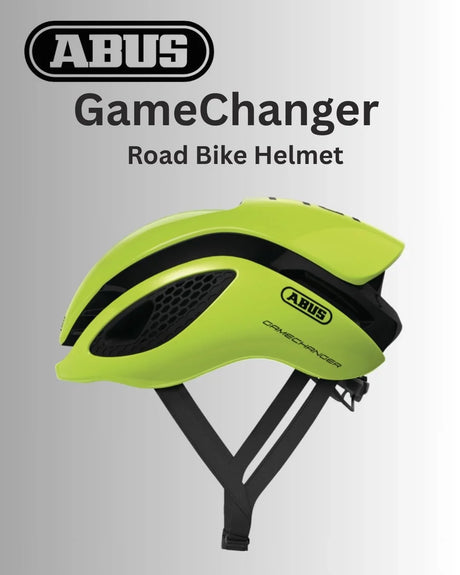 ABUS Gamechanger Road Bike Helmet - Neon Yellow