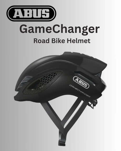 ABUS Gamechanger Road Bike Helmet - Shiny Black