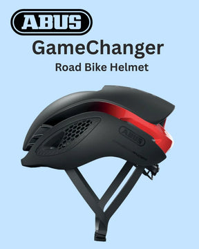 ABUS Gamechanger Road Bike Helmet - Black Red