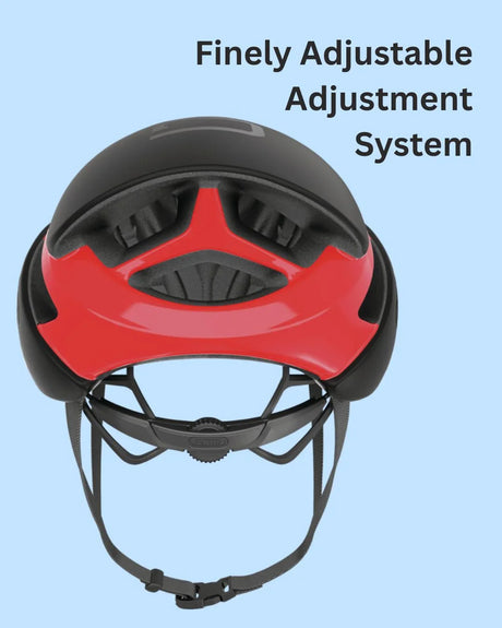 ABUS Gamechanger Road Bike Helmet - Black Red
