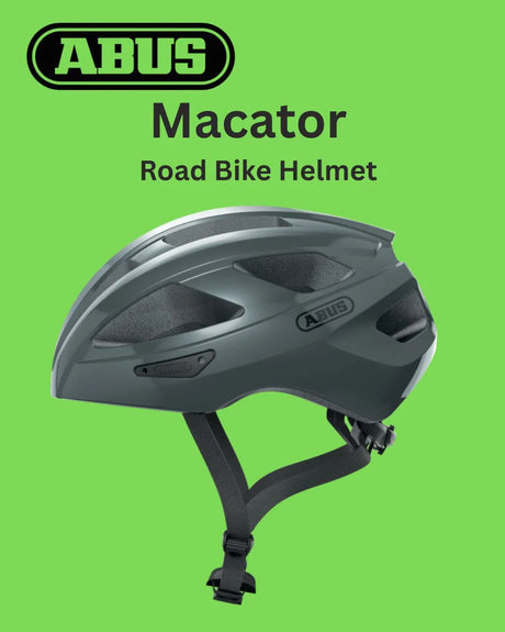 ABUS Macator Road Biking Helmet - Race Grey