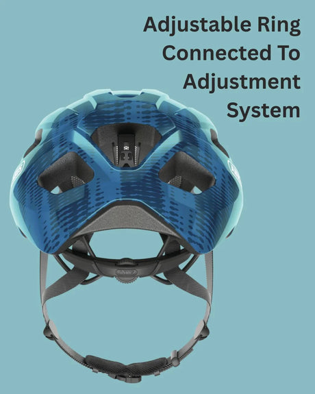 ABUS Macator Road Biking Helmet - Steel Blue
