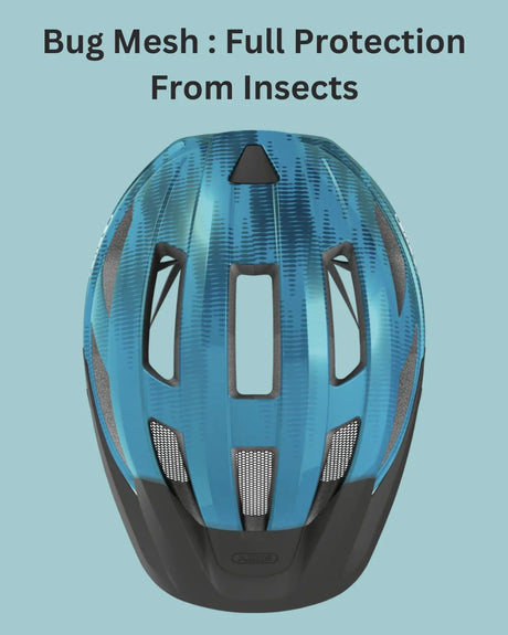ABUS Macator Road Biking Helmet - Steel Blue