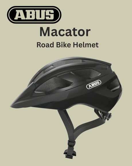 ABUS Macator Road Biking Helmet - Velvet Black